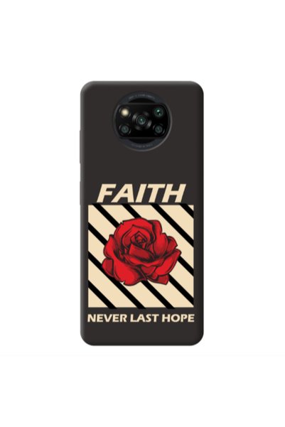 Other Xiaomi Poco X3 Pro Faith Never Last Hope Black Colored Silicone TPU Θήκη