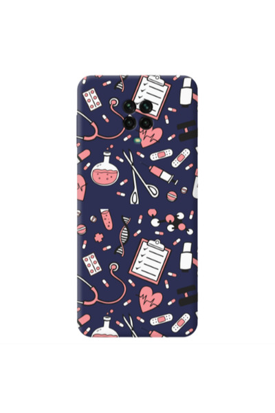 Other Xiaomi Redmi Note 9 Pro Laboratory Dark blue Colored Silicone TPU Θήκη