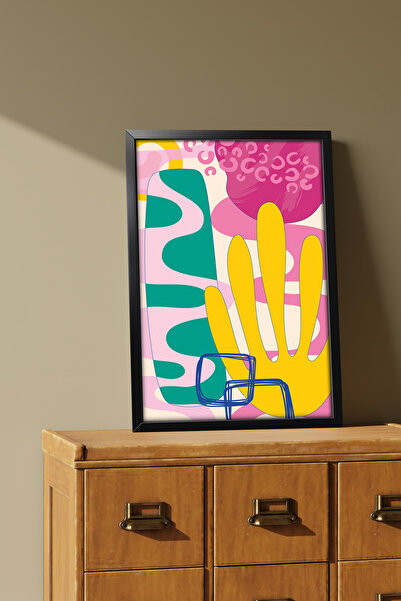 Erfa Concept Ahşap Çerçeve Görünümlü MDF Tablo Genç Odası Pop Art Tarzı Büyük Boy Tablo Öğrenci Evi Hediyesi
