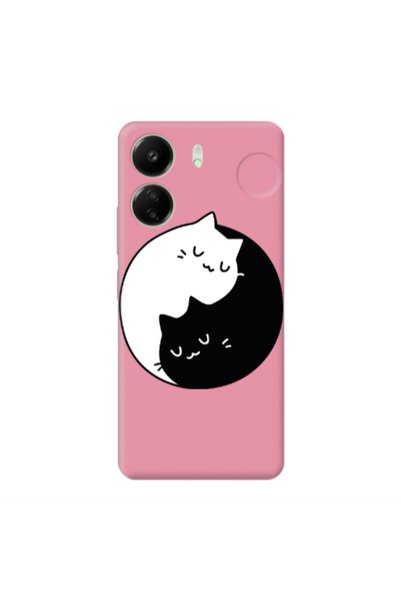 Other Xiaomi Redmi 13C Bundle of love Pink Colored Silicone TPU Θήκη