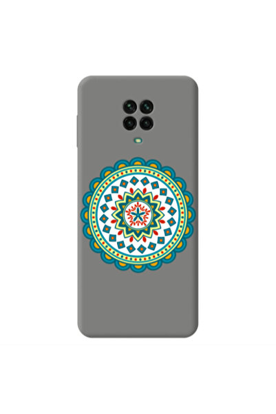 Other Xiaomi Redmi Note 9 Pro Mandala D11 Grey Colored Silicone TPU Θήκη