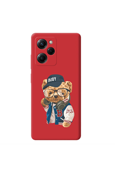 Other Xiaomi Poco X5 Pro Enjoy Red Colored Silicone TPU Θήκη