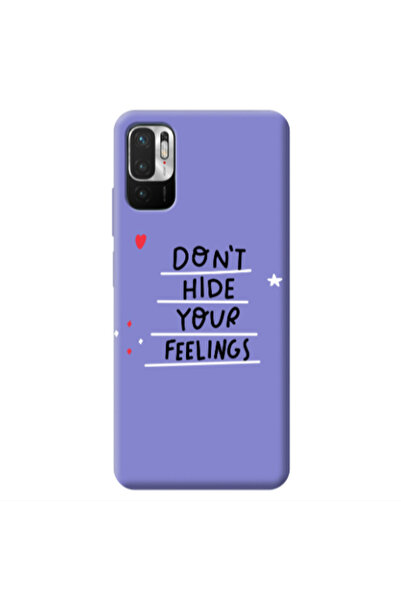 Other Xiaomi Redmi Note 10 Pro 5G Dont Hide Your Feelings Purple Colored Sili...