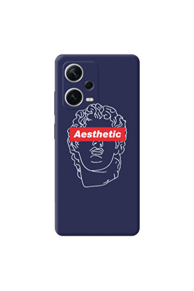 Other Xiaomi Poco X5 Aesthetic Dark blue Colored Silicone TPU Θήκη
