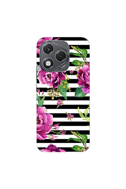 Other Honor 400 Lite Roses on the line Transparent Silicone TPU Θήκη