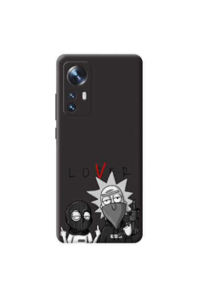 Other Xiaomi Mi 12 Rick Loser Black Colored Silicone TPU Θήκη