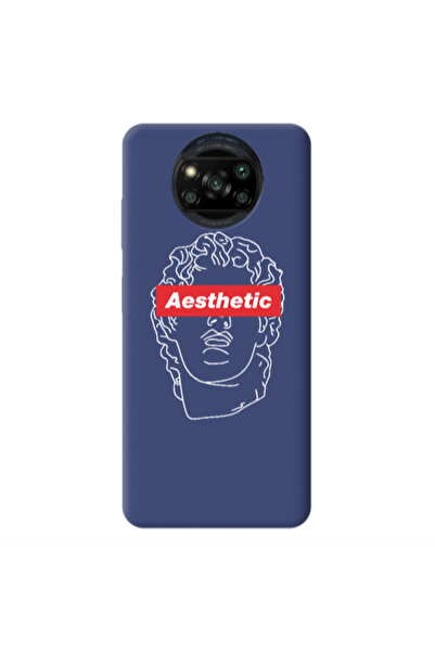 Other Xiaomi Poco X3 /X3 Pro Aesthetic Dark blue Colored Silicone TPU Θήκη