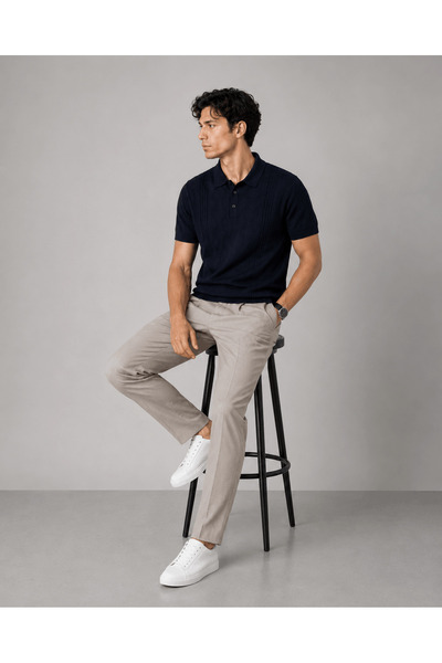 ADVANTE Adv 50582 Polo Collar Knitwear T-Shirt