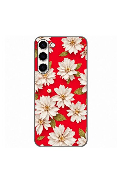 OEM Θήκη συμβατή με Samsung Galaxy S23 Plus, από σιλικόνη gel TPU, με λευκά λ...