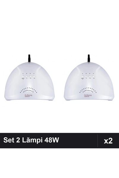NAİLS Set 2 Lămpi UV/LED SUN ONE 48W Profesionale Uscare Unghii Gel Manichiură