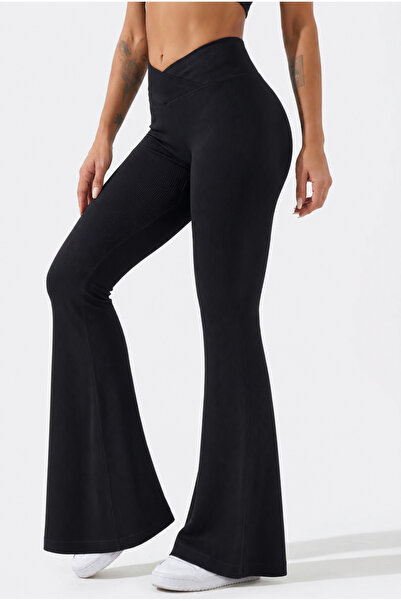 Fizion Colanti evazati Vee-Flare, Negru