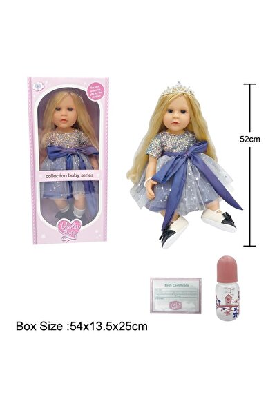 Blue Toys Κούκλα μωρό Γιάλα με ρούχα πριγκίπισσας και αξεσουάρ 52 εκ. (MKV889...