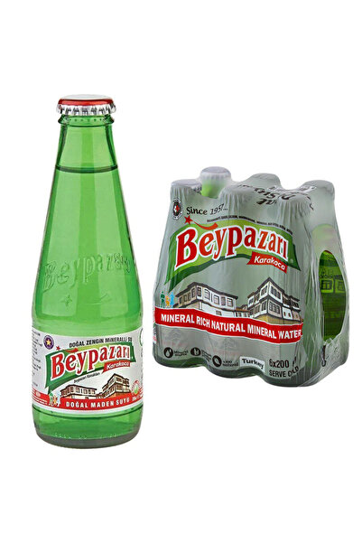 Beypazarı Натурална минерална вода Top Bottom Комплект от 6 броя по 200 мл