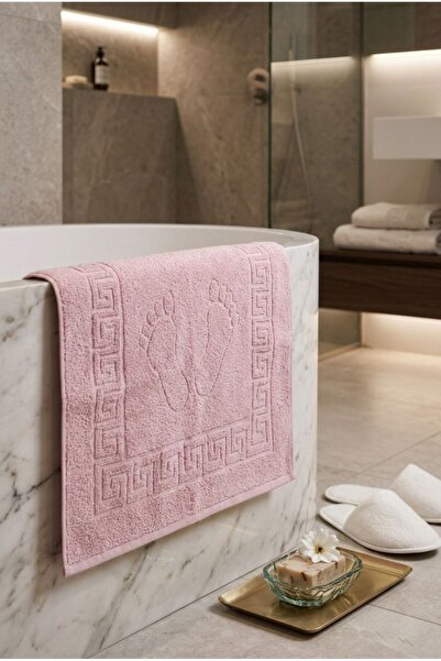 TEXTİLES MAGİC LAMP Patterned Bath Woven Foot Towel - Cotton, Absorbent and S...