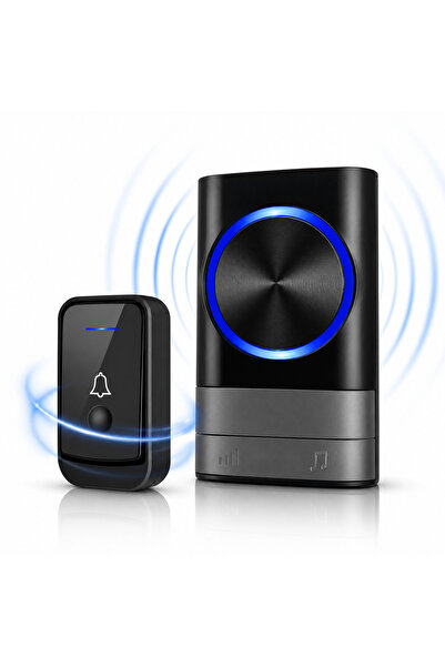 TnsAround Sonerie wireless, rază de acțiune 200m, volum 110 dB, IP44, buton t...