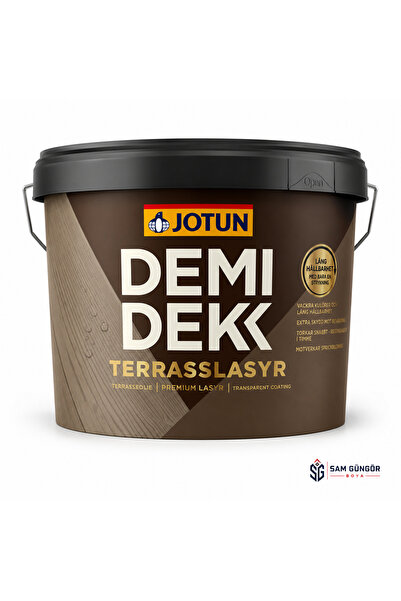 Jotun Demidekk Terrasslasyr Ahşap Zemin Boyası | Dış Mekan Ahşap Zemin Koruyu...