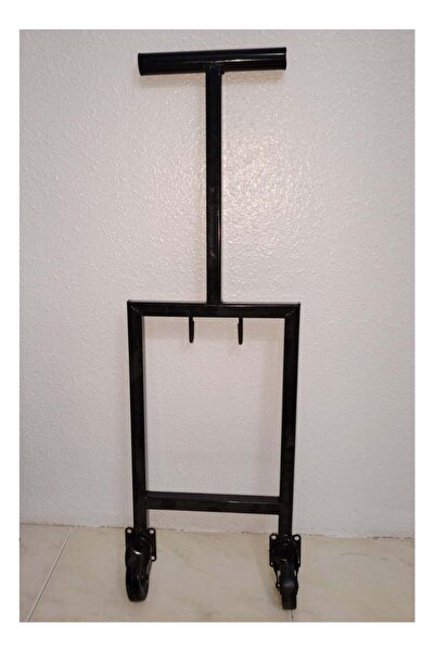 MANAR CORNER حامل اسطوانات الغاز بعجلات مقاس 30*30سم ارتفاع 90سم