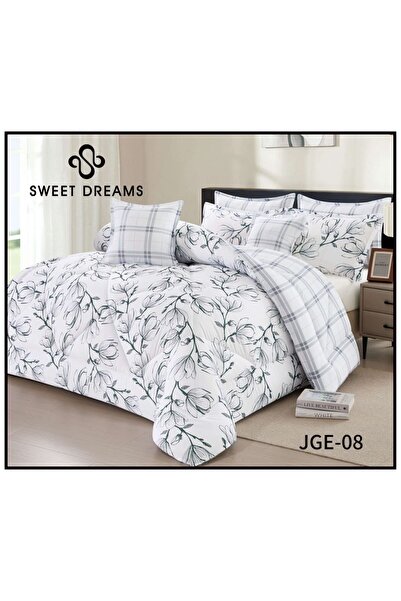 sweetdreams Summer Double Quilt 8-Piece Set with Summer Prints - Soft and Lig...
