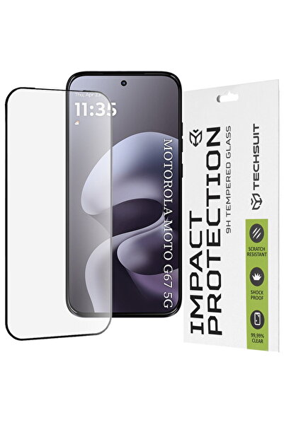 Techsuit Folie pentru Motorola Moto G77 / G67 - 111D Full Cover / Full Glue G...