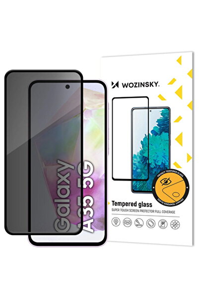 WZK Защитно стъкло против шпиониране за Samsung Galaxy A35 5G A356, Закалено ...