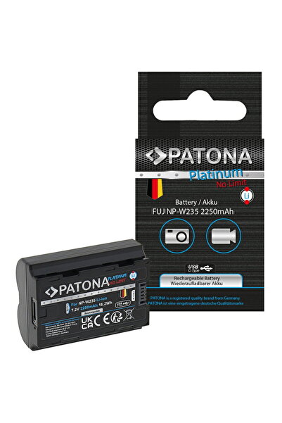Patona Acumulator Platinum NP-W235 2250mAh cu USB-C pentru FujiFilm X-T4 XT4-...