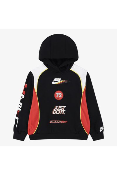 Nike NKB B NSW VICTORY LAP HOODIE Çocuk Siyah Sweatshirts 86N681-023