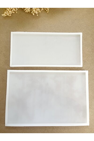 RESİNARTSHOP Epoksi Silikon Kalıp nişan+damat tepsi seti (15x32-23x35)