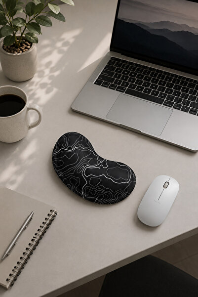 Boldy Suport pentru încheietura mâinii pentru mouse - Mousepad anti-alunecare...