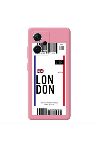 Other Xiaomi Poco X5 London Arrival Pink Colored Silicone TPU Θήκη