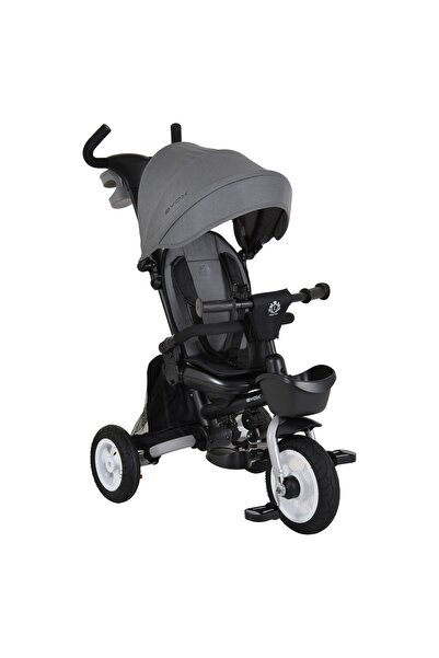 byox Tricicleta pliabila cu roti de cauciuc, scaun reversibil si maner de ghi...