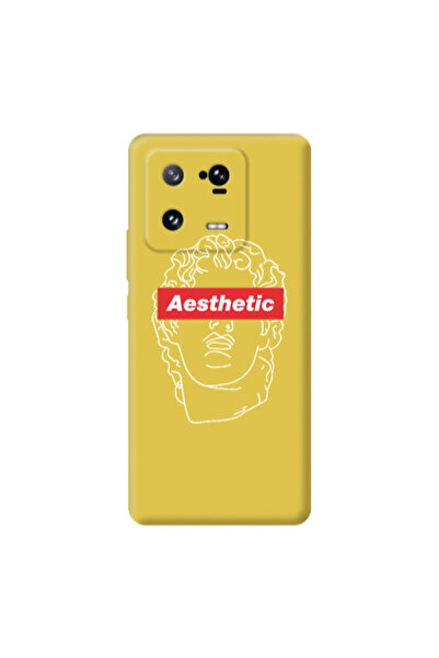Other Xiaomi 13 Pro Aesthetic Yellow Colored Silicone TPU Θήκη