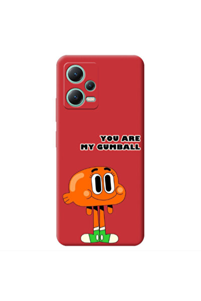 Other Xiaomi Redmi Note 12 Pro 5G You are my gumball Red Colored Silicone TPU...
