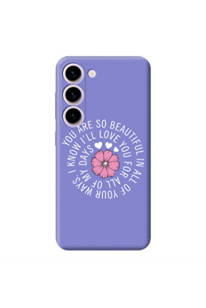 Other Samsung S23 Plus Your Ways Purple Colored Silicone TPU Θήκη