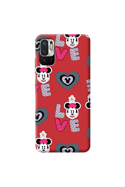 Other Xiaomi Redmi Note 10 Pro 5G Minnie Red Colored Silicone TPU Θήκη