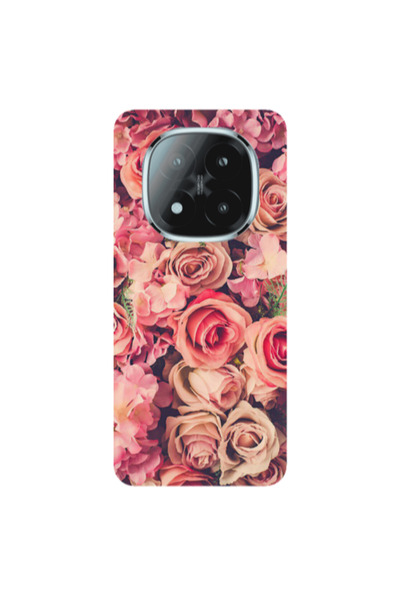 Other Xiaomi Redmi Note 14 Pro + 5g Bud Roses Transparent Silicone TPU Θήκη