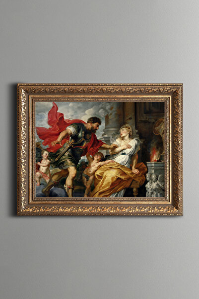 epiqart Rubens - Vintage Patterned Painting - Thick Model