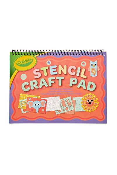 Crayola Stencil Colouring Book | Includes Patterns & Stickers, Ages 6+