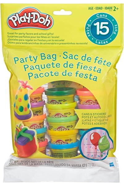 Hasbro Play-Doh Party Bag, 15 Mini Play-Doh Cans for Kids Party Favors