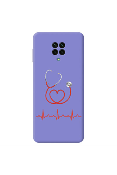Other Xiaomi Redmi Note 9 Pro Stethoscope Purple Colored Silicone TPU Θήκη