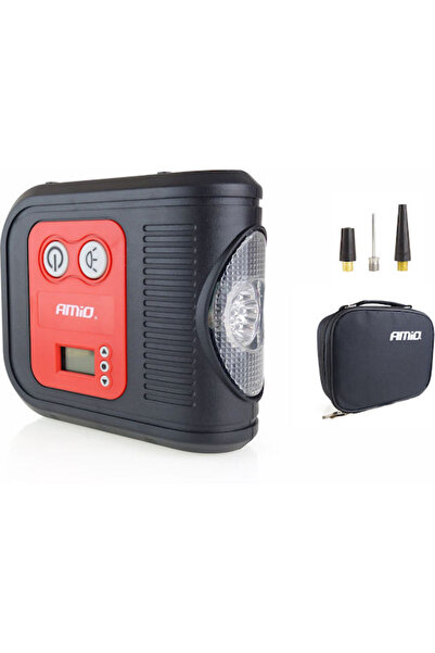 AMIO Αντλία ελαστικών αυτοκινήτου 150PSI Επαναφορτιζόμενη 12V Κωδικός: 02380