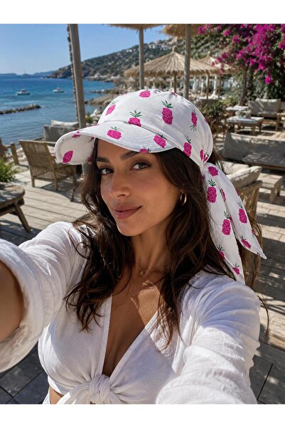 Wearflawless Women's Safari Tie-Back Hair Bandana, Visor Hat, Trendy Summer B...