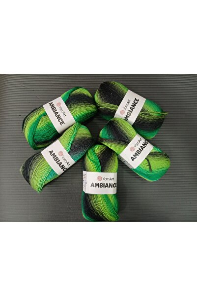 Yarnart Ambiance No:156 Green 5-Pack