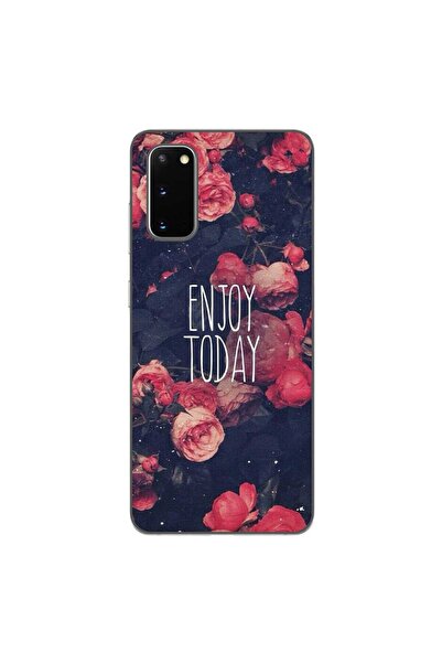OEM Husa compatibila cu Samsung Galaxy S20 Silicon Gel Tpu Model Enjoy Today