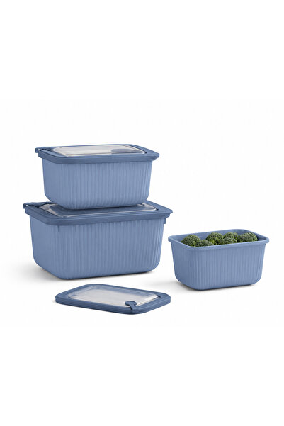 OEM Set 3 Caserole Alimentare Cu Capac, Organizare Frigider Si Congelator, BP...
