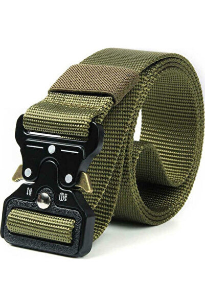 OEM TMV-0044 Στρατιωτική Ζώνη Ταχείας Ασφάλισης 38mm Χακί Ρυθμιζόμενου Τύπου ...