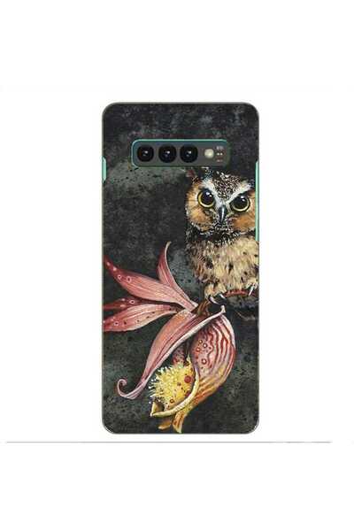 OEM Case compatible with Samsung Galaxy S10 Plus Silicone Gel Tpu Pattern Owl...