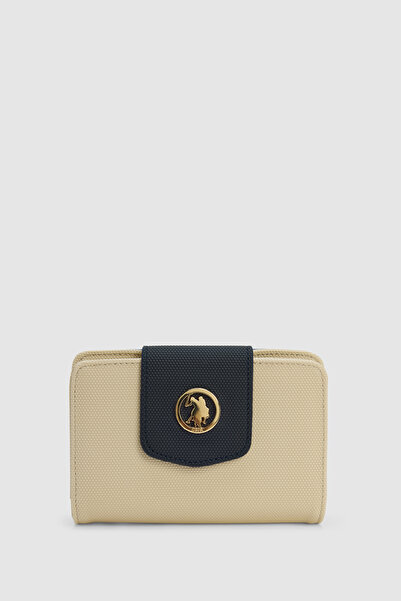 U.S. Polo Assn. Women's Beige Wallet 50323280-Vr011
