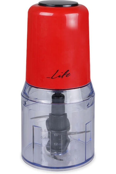 Life MM-001 Πολυκόφτης 400W με δοχείο 500ml Κόκκινο Κωδικός: 221-0000