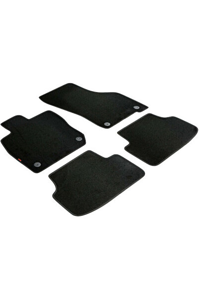 Lampa Set of Front and Rear Mats 4pcs for Audi A3 Black Code: L2333.5