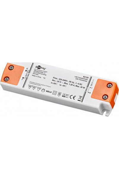 goobay Τροφοδοτικό LED 24 V DC 30 W